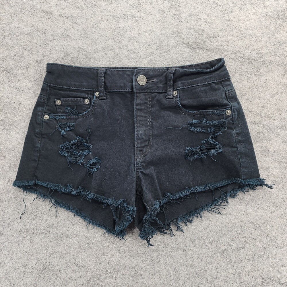American Eagle Shorts Womens 4 Cut Off Mid Rise 28" Waist
